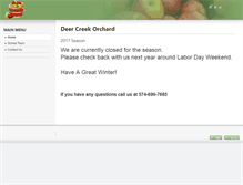 Tablet Screenshot of deercreekorchard.com